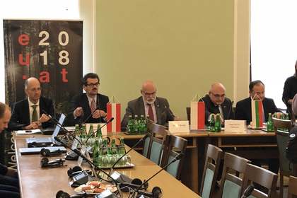 Participation of Ambassador Yalnazov in a meeting of the Polish Senate Committee on Foreign Affairs and European Affairs 